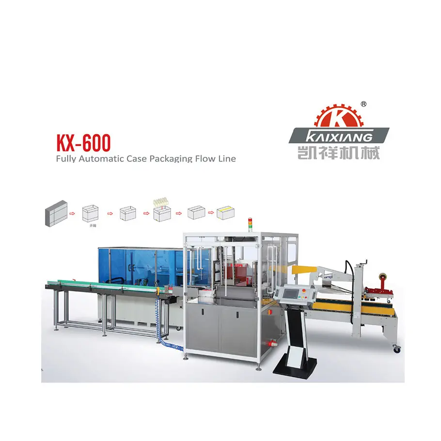 Fabrika ana ürün KXZ-600 kutu paketleme makinesi kutu ambalaj makinesi elektrikli kartonları sıcak ürün 2019 Ningbo paketleme hattı