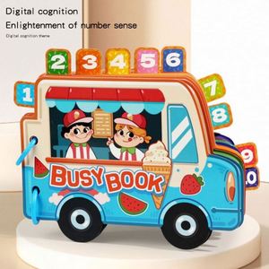 Livre de puzzle pour enfants, idéal pour l'apprentissage en déplacement, préscolaire, maternelle, comptage des nombres de 1 à 10 - Product Image 1