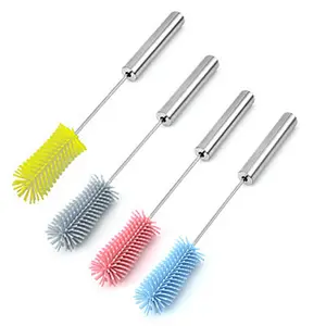 Water long handle cleaning glass cup brush milk bottle brush long handle cup bottle brush