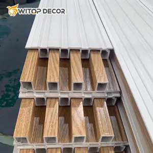 Painel de parede WPC de venda quente para revestimento 3D de interiores de moda para decoração de interiores