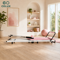 Reformer de Pilates pliable professionnel portable Celux pour usage domestique, en acier léger, réglable, pour salle de sport et studio, à prix abordable