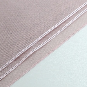 Voile carré en coton <span class=keywords><strong>japonais</strong></span> 110*110cm, Tudung Bawal, avec broderie Love au <span class=keywords><strong>crochet</strong></span> et bordure Sulam, nouveau hijab - Product Image 3