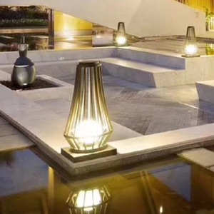 Iron Garden Lamp Led Outdoor IP65 Semi Flush Mount <b>Landscape</b> <b>Lighting</b> Fixture - Product Image 1