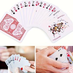 Naipes de PVC de diseño de tamaño personalizado T366 con logotipo de empresa, naipes de plástico de Arabia Saudita 100%, baraja de cartas de póquer de PVC - Product Image 3