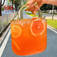 SUNYO-Sac à main créatif en verre, carafe à cocktail, portable, élégant, pour la fête