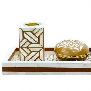 Quemador de incienso de lujo Sultan Aura con incrustaciones de nácar, tarro de sándalo, anís estrellado, regalo religioso para Eid, decoración espiritual para el hogar - Product Image 1