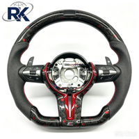 Volant en fibre de carbone M Color Mark avec palettes de changement de vitesse en carbone pour BMW F20 F30 F10 F25 F15 M2 M3 M4 M5, directement de l'usine