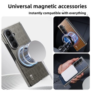 Funda Plegable con Diseño Animal para Z Fold7 y Honor <span class=keywords><strong>Magic</strong></span> V6, con Anillo Magnético y Protección Anticaídas, Material PUTPU - Product Image 3