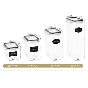 Oferta Especial: 24 Piezas de Cajas y Contenedores de Plástico para Almacenamiento de Alimentos OEM - Product Image 3