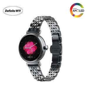 Reloj Inteligente Delgado de Metal para Mujer W11-70 con Pantalla AMOLED Ultra Pequeña de 1.02'' y Resistencia al Agua IP67, Monitor de Salud Diario, Pedido al por Mayor - Product Image 1