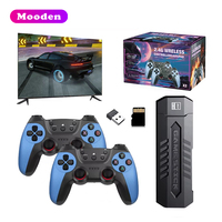 J X2 Ultra Game Stick Bleu 2.4G Contrôleur de jeu sans fil 4K Consoles de jeu vidéo rétro TV Classic 64GB 30000 Jeux pour Psp