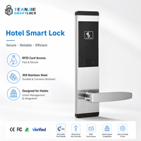 Cerradura Inteligente para Puerta de Hotel de Acero Inoxidable con Wifi, Tarjeta RFID, Control de Acceso sin Llave Personalizado por Aplicación para Habitaciones de Hotel