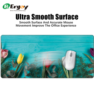 Thêm lớn XXL màu xanh <span class=keywords><strong>Mousepad</strong></span> với mô hình hoa mịn không trượt Thêm lớn hình chữ nhật bàn Mat làm bằng cao su-trong kho - Product Image 6