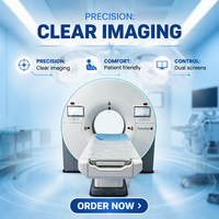 Scanner CT vétérinaire EURVET avec tube à rayons X à roulement métallique liquide, machine de tomodensitométrie HD pour animaux, tomodensitométrie animale pour clinique et hôpital