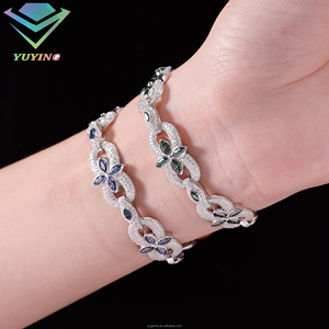 กำไลข้อมือแบบไม่มีที่สิ้นสุด ประดับเพชรโมอิสซาไนต์ VVS ชุบทอง เงินแท้ 925 ผ่านการทดสอบเพชร พร้อมใบรับรอง GRA ขายดี จัดส่งจากโรงงาน - Product Image 6