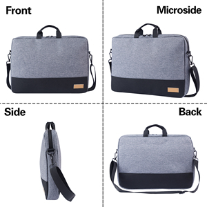 Maletín Grande para Portátil de 13.3-<span class=keywords><strong>16.1</strong></span> <span class=keywords><strong>Pulgadas</strong></span>, Bolso de Hombro, <span class=keywords><strong>Funda</strong></span> Portátil para Oficina, Negocios, Trabajo, Documentos, Cuaderno - Product Image 3