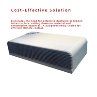 Ventilateur de type ventilo-convecteur à eau réfrigérée commerciale pour hôtel pour le chauffage et le refroidissement avec pompe à chaleur