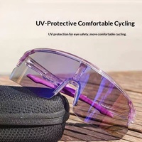 Lunettes de soleil tendance unisexe style influenceur, photochromiques, protection UV400, demi-monture, coupe-vent, pour le cyclisme et le sport