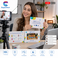 Superlieur A5 7 pouces HD LCD écran vierge noir brochure vidéo numérique pour la publicité carte de voeux livre mariage vidéographie