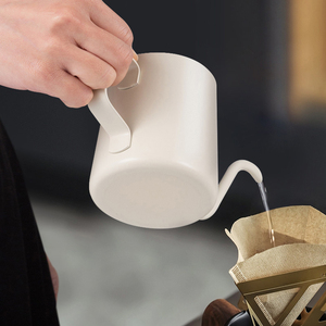 350ml a collo di cigno per caffè a mano a collo di cigno in acciaio inossidabile scala per gocciolare beccuccio per <span class=keywords><strong>caffettiera</strong></span> per campeggio acqua bollente - Product Image 3