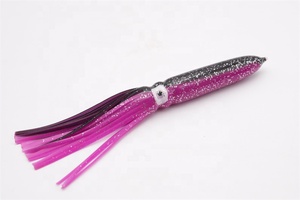 Señuelo de pesca de calamar con bombilla de 8 pulgadas, cabeza de bombilla de pesca de curricán, concha de calamar, Señuelos de Pesca en alta mar para Marline azul y atún - Product Image 5