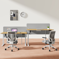 Bureau de levage électrique à double moteur assis-debout, réglable en hauteur, avec boîte de contrôle pour le bureau minimaliste
