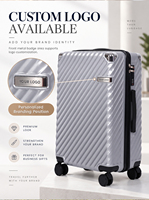 Ensemble de bagages 12 pièces SKD 2026 avec logo personnalisé, valises semi-finies à coque rigide