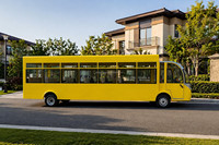 Bus électrique de tourisme sur mesure de 14 places, personnalisable, pour trajets étroits, idéal pour les quartiers de luxe et les circuits urbains