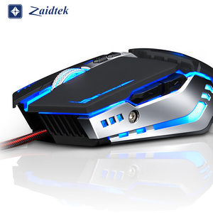 RGB Leuchtende Kabelgebundene Optische USB 3D-Gaming-Maus Mini Laptop Schwarze Tastenbox Statusbeleuchtung ABS - Product Image 6