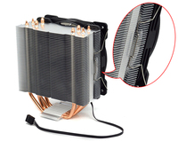 120mm 4 heatpipe ARVB refroidisseur CPU pour LGA 115X/1366/2011/2066 Ryzen 5 3400G 2600X 3600X 3600 Ryzen 7 1700 2700 2700X 3700X