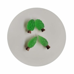 Miniature d'arbre vert 3D, décoration d'intérieur, paysage en mousse, ornements lumineux en pot, jardinage miniature, jardin féerique - Product Image 2