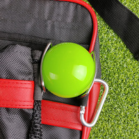 Clip pour balle de golf et clip pour chapeau en acier inoxydable, pochette de ceinture portable, accessoire de golf