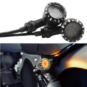 Motorcycle Indicator Motorcycle Turn signal <b>Light</b> Suitable for Harley Motorcycle Retro Metal Turn Signals Accessory Modification - Product Image 6