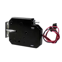 Verrou Électrique Sans Clé à Solénoïde pour Kiosque, Distributeur Automatique, Distributeur de Billets, Terminal de Paiement 12V 24V, Verrou de Casier