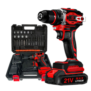 21V High Torque Brushless Cordless <b>Drill</b> Lithium Battery Variable Speed Industrial Power Tools - Product Image 1