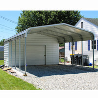 Abri de voiture 18x30 avec abri utilitaire