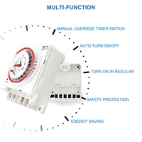 Module de relais temporisé électrique mécanique de bonne qualité 250V 16A, à retard quotidien 24h