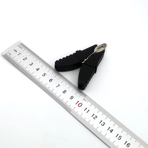 Clipes de isolamento em forma de borboleta, multímetro de 65mm clipes de crocodilo vermelho e preto clipes de jacaré com dentes - Product Image 6