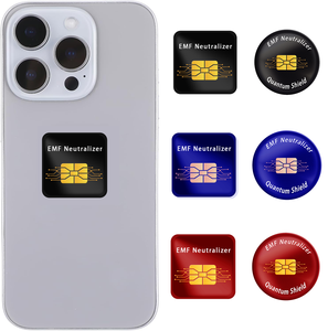 Protection 5G pour ordinateur portable, grand bloc anti-ondes, neutraliseur métallique, bouclier carré, réduction de la radiations, autocollant anti-radiation, anti-ondes pour téléphone portable - Product Image 3