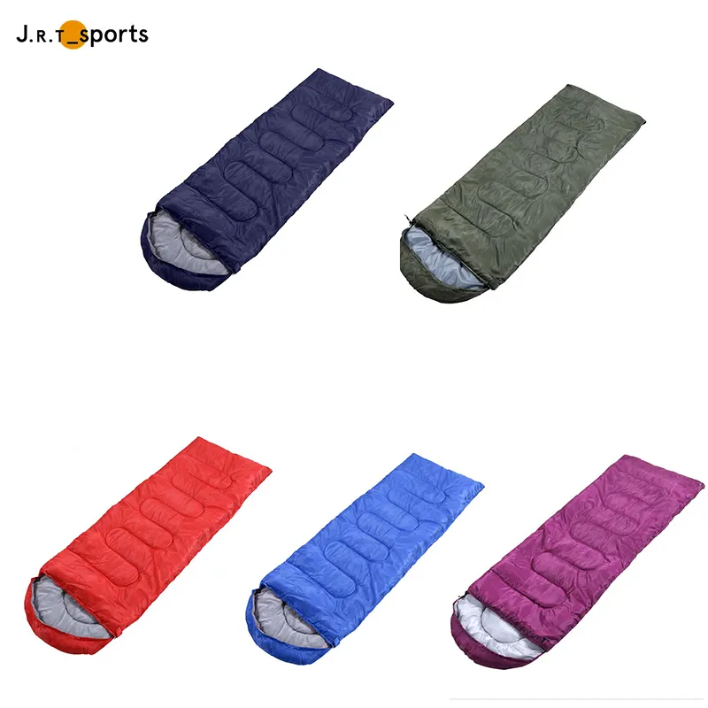 Hot Selling Cold Weather Warm Adult Hooded Envelope Outdoor Sleeping Bag for Camping Hiking