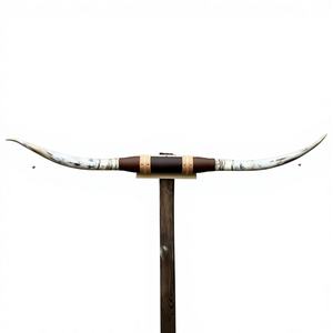 Decoración de Pared de Cuerno de Toro Estilo Vintage, Cuerno de Búfalo Indio Decorativo, Ecológico, Hecho a Mano, Decoración Animal para el Hogar - Product Image 1