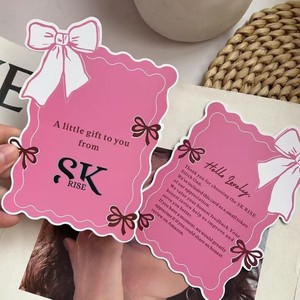 Carte de vœux d'anniversaire haut de gamme pour petit ami, imprimée offset or, laminée, pliable, pour usage professionnel - Product Image 2