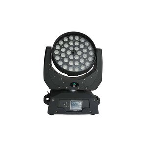 Testa Mobile Wash Led RGBW Sound Station 36x10w Con Zoom DMX 512 Master Slave - Illuminazione / DJ Lighting - Product Image 1