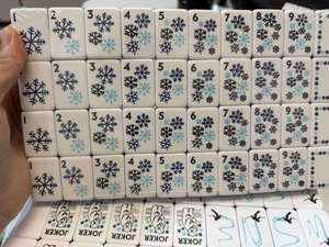 Let the Snow Come <b>Foldable</b> Plastic Poker <b>Table</b> | Casino Standard | 2 Players | Factory Real-shot Photos | Stock | Fast Shipment - Product Image 2