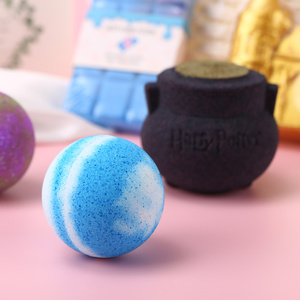 Bombes de bain naturelles véganes de luxe OEM, emballage en boîte cadeau, forme personnalisée, étiquette privée pour enfants, vente en gros, dropshipping d'usine - Product Image 1