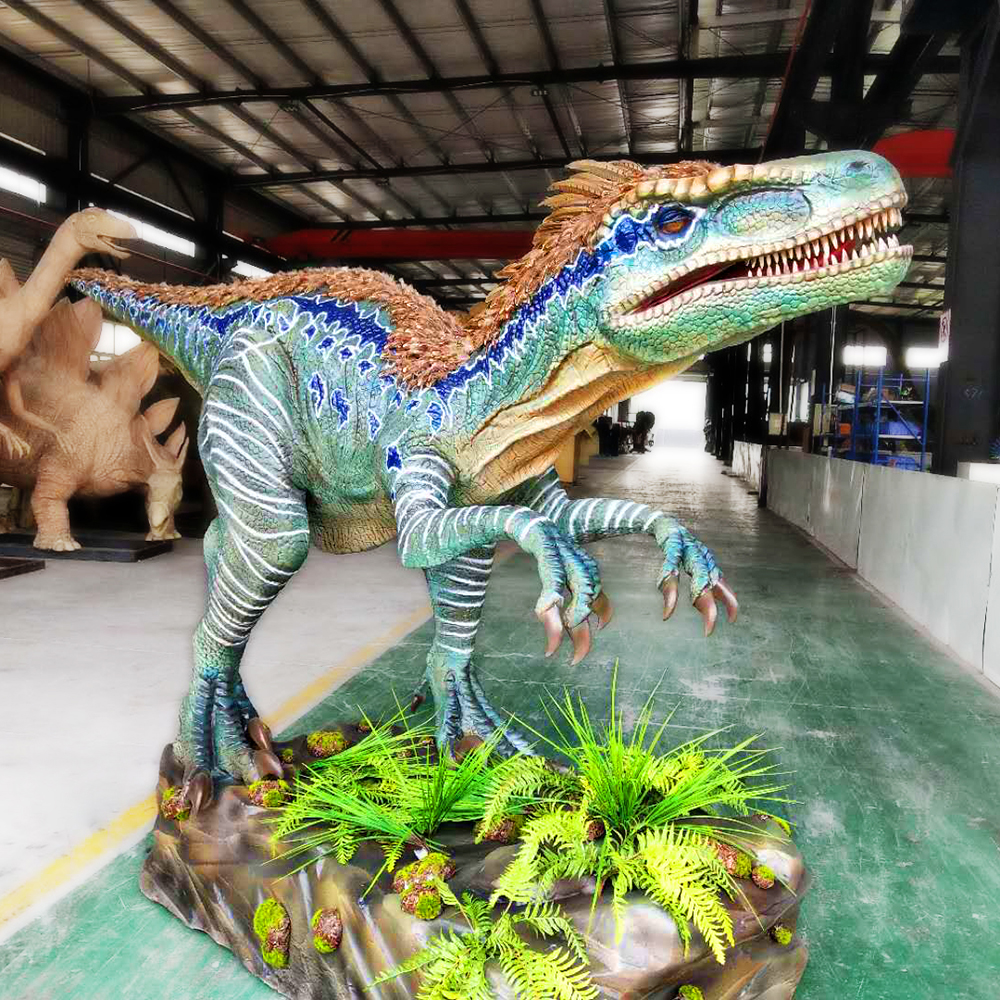 Vélociraptor bleu