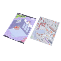 Autocollant décoratif amovible et imperméable pour scène de maison hantée d'Halloween