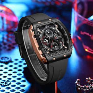 Orologio da <span class=keywords><strong>Uomo</strong></span> CURREN 8442 Multifunzione in Silicone Sei Lancette Cronografo al Quarzo <span class=keywords><strong>Orologi</strong></span> da <span class=keywords><strong>Uomo</strong></span> Sportivi di Moda Impermeabili e Luminosi - Product Image 4