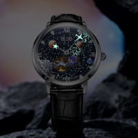 Montre homme Space Explore, montres mécaniques à bracelet en cuir véritable, montre automatique de luxe pour homme