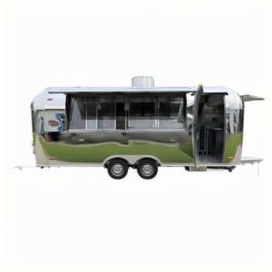 Food Truck Thème Spatial avec Extérieur Métallique, Plafond Étoilé LED et Menu Imprimé Galaxie pour Musées Scientifiques - Product Image 5